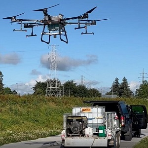 Drone Spraying in The Waikato